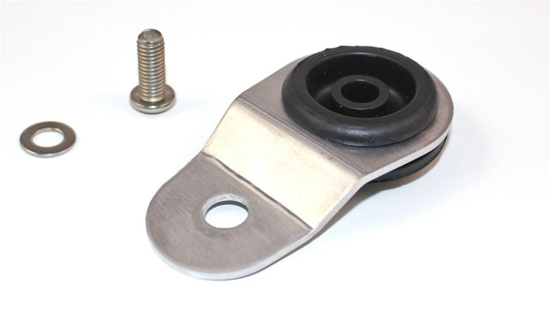Torque Solution Radiator Mount w/ Insert (Silver): Mitsubishi Evolution 7/8/9