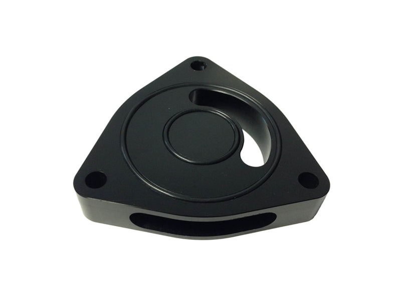 Torque Solution Blow Off BOV Sound Plate (Black): Honda Civic 2016+ 1.5T