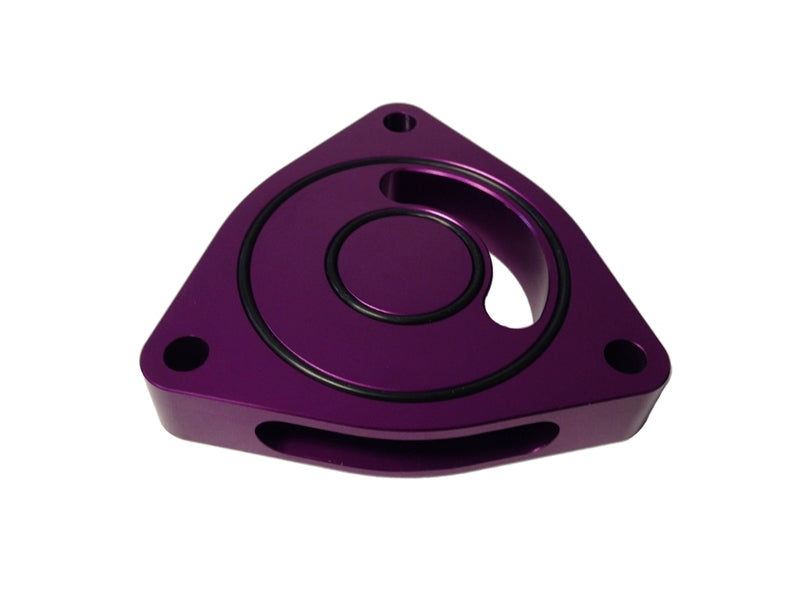Torque Solution Blow Off BOV Sound Plate (Purple): Honda Civic 2016+ 1.5T