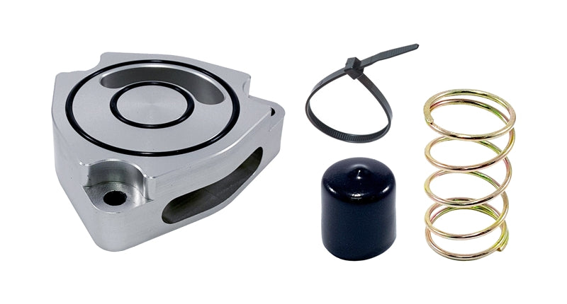 Torque Solution Blow Off BOV Sound Plate (Silver): Hyundai Veloster Turbo