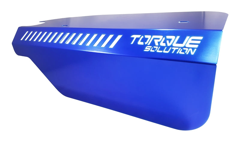 Torque Solution Engine Pulley Cover (Blue): Subaru WRX 2015+ & Forester XT 2014+ FA20DIT