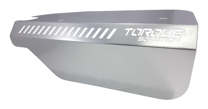 Torque Solution Engine Pulley Cover (Silver): Subaru WRX 2015+ & Forester XT 2014+ FA20DIT