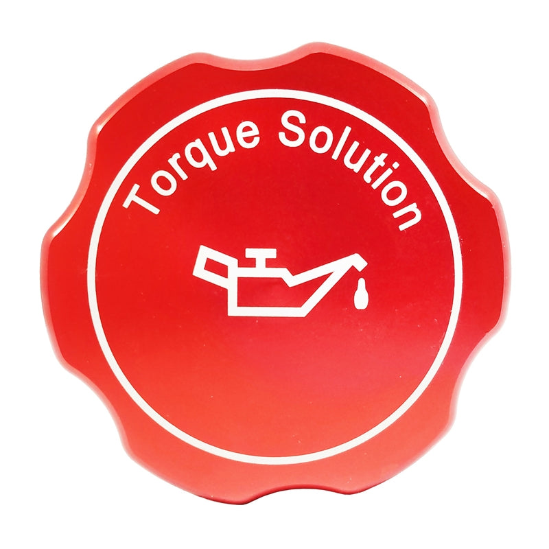 Torque Solution Billet Oil Cap (Red): Subaru Engines