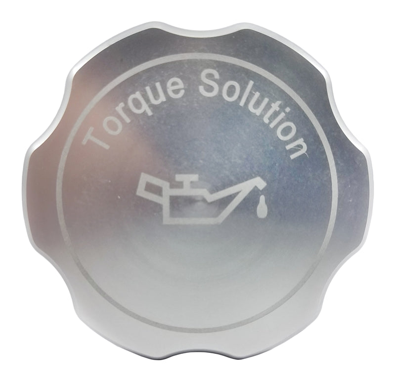 Torque Solution Billet Oil Cap (Silver): Subaru Engines