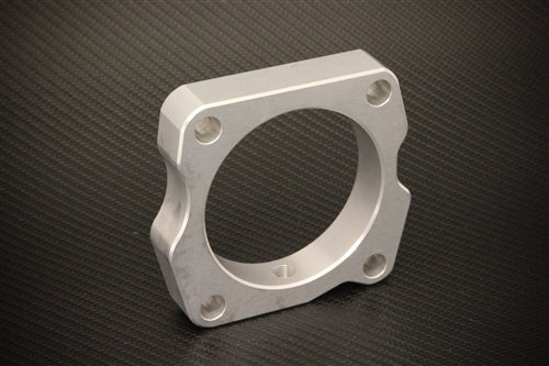 Torque Solution Throttle Body Spacer (Silver): Honda Accord V6 2003-2014