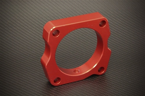 Torque Solution Throttle Body Spacer (Red): Honda Pilot 2007-2014