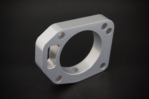 Torque Solution Throttle Body Spacer (Silver): Honda Civic Si 2002-2005