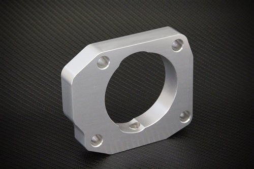 Torque Solution Throttle Body Spacer (Silver): Acura CL & TL-P 2001-2003