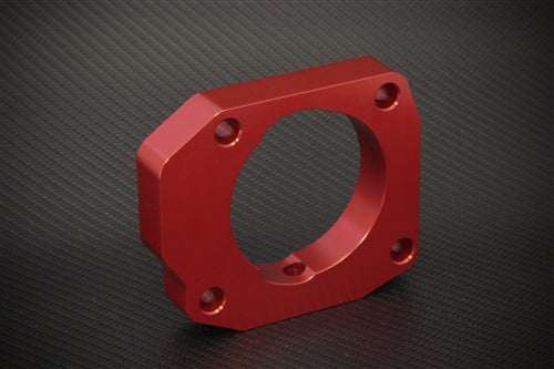 Torque Solution Throttle Body Spacer (Red): Acura CL & TL-P 2001-2003
