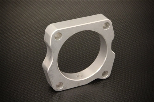 Torque Solution Throttle Body Spacer (Silver): Honda Accord 2008+ 2.4L