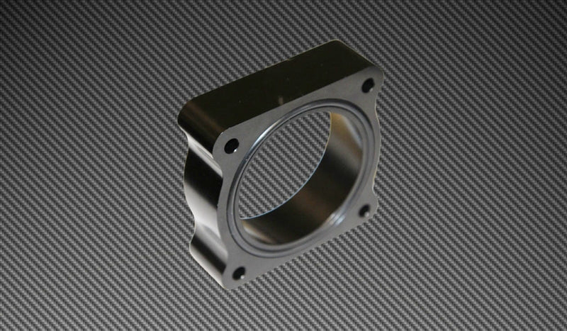 Torque Solution Throttle Body Spacer (Black): Ford Focus ST 2013+