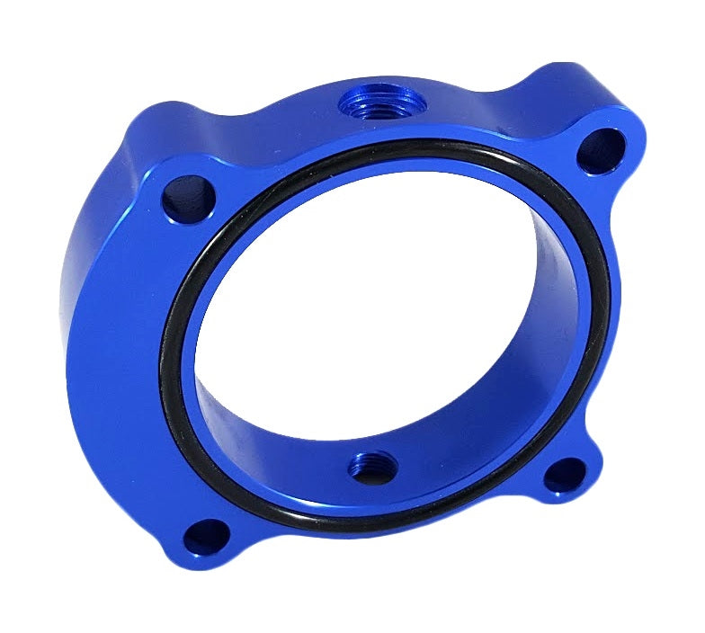 Torque Solution Throttle Body Spacer (Blue): Kia Optima 2.0T